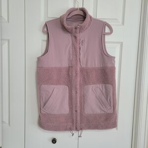 Women's Pink Fleece Vest
